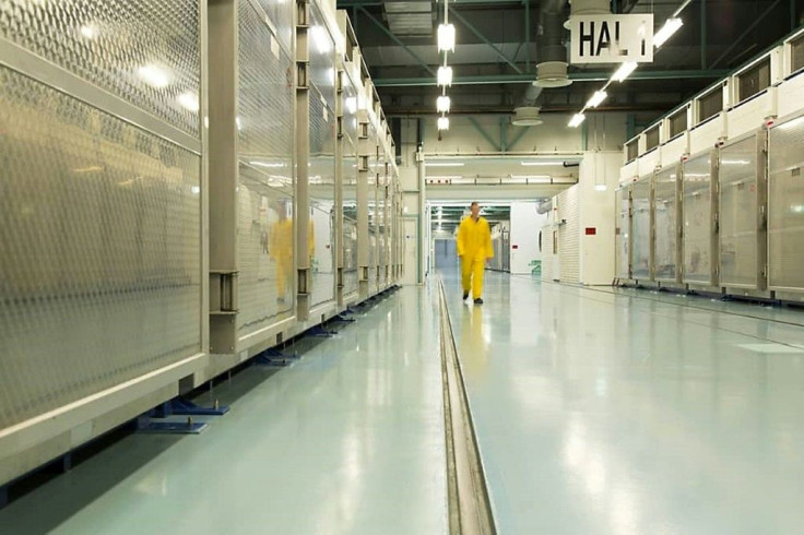 A handout photograph from Iran's Atomic Energy Organization on November 6, 2019 shows the interior of the Fordow facility in Qom