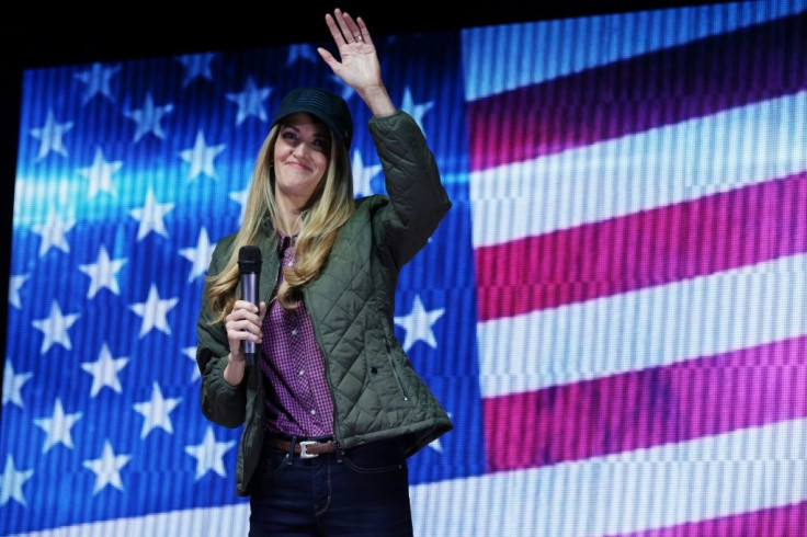 US Senator Kelly Loeffler on the campaign trail in Georgia