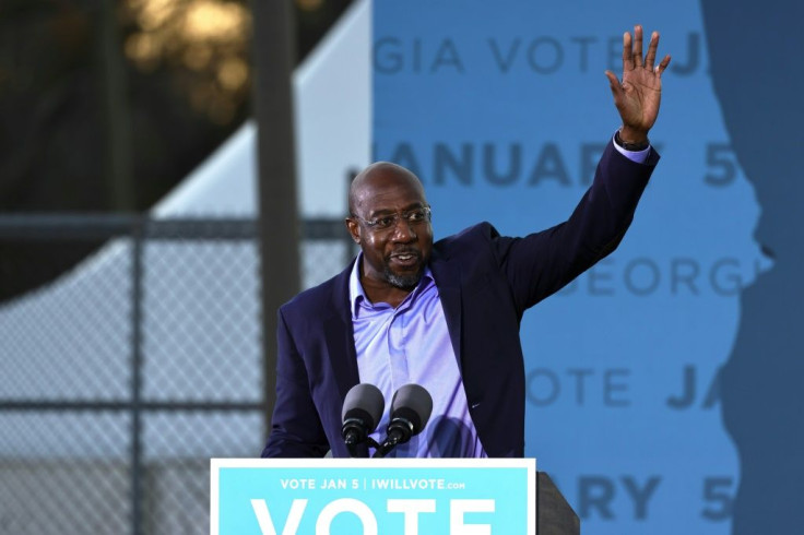 Georgia Democratic Senate candidate Rev. Raphael Warnock on the campaign trail