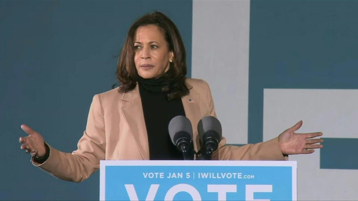 IMAGES AND SOUNDBITESUS Vice President-elect Kamala Harris blasts Trump for his "bold abuse of power" on a recorded phone call in which he pressured the Georgia secretary of state to "find" enough votes to overturn Joe Biden's victory in the Southern US s