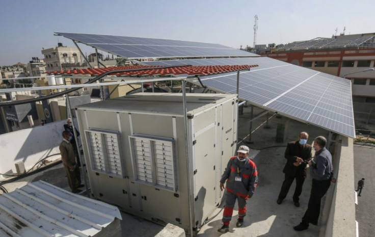 Watergen's technology is suited to Gaza because it runs on solar panels, an asset in the enclave where the one power plant lacks the capacity to meet demand