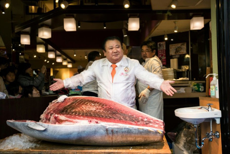 Self-styled "Tuna King" Kiyoshi Kimura has spent millions of dollars at the auction in the past, but said he wanted to show restraint because of the pandemic