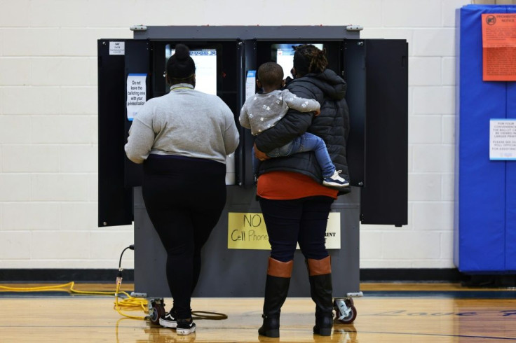 Voters cast their ballots in Atlanta