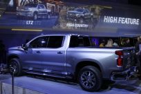 Strong demand for the Chevrolet Silverado and other large vehicles enabled General Motors to score solid US sales in the fourth quarter despite an annual drop in sales