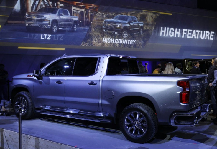 Strong demand for the Chevrolet Silverado and other large vehicles enabled General Motors to score solid US sales in the fourth quarter despite an annual drop in sales