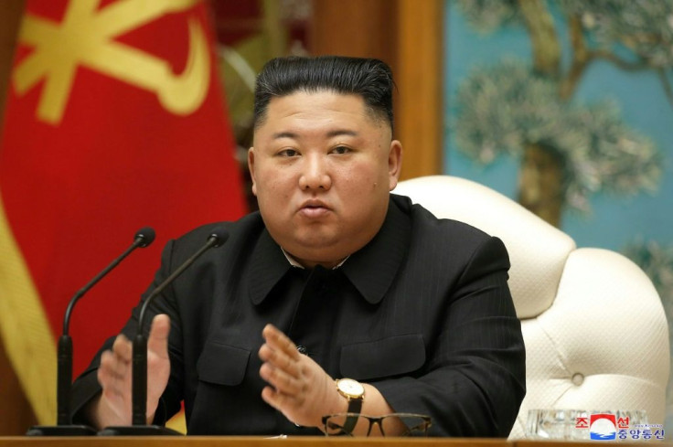 North Korean leader Kim Jong Un, shown in a December 2020 image, opened a rare congress of North Korea's ruling party