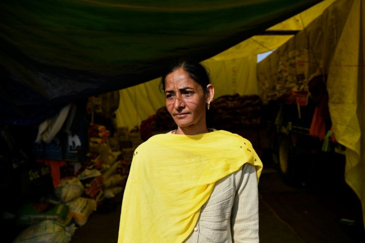 Parminder Kaur says she is proud women and men are fighting against the government's agricultural market reform laws alongside each other