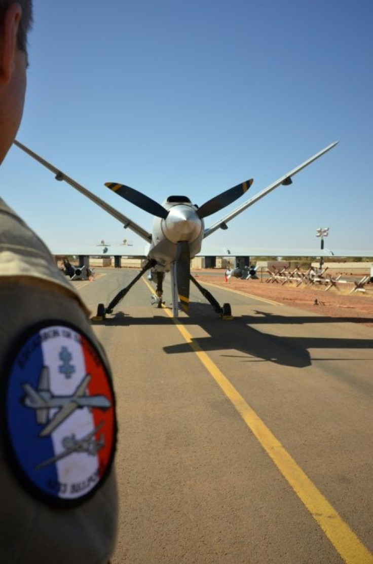 Air power: An armed Reaper drone at Barkhane's military base in Niamey, Niger