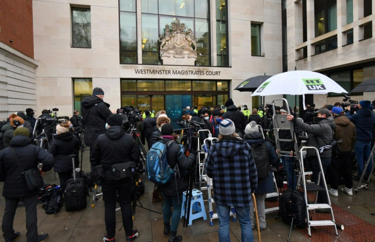 Members of the media and crowds of his supporters gathered outside the court in anticipation of the decision