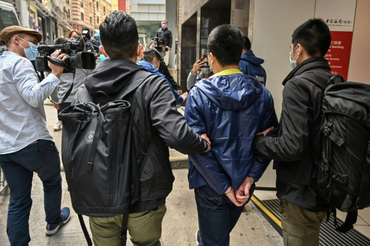 Hong Kong police carried out mass arrests of opposition figures on Wednesday for subversion under the new security law