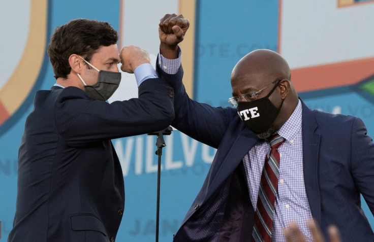 Democrats Jon Ossoff (L) and Raphael Warnock (R) won their US Senate races in Georgia on January 5, 2021, delivering a massive victory for their party which seized control of the Senate from Republicans