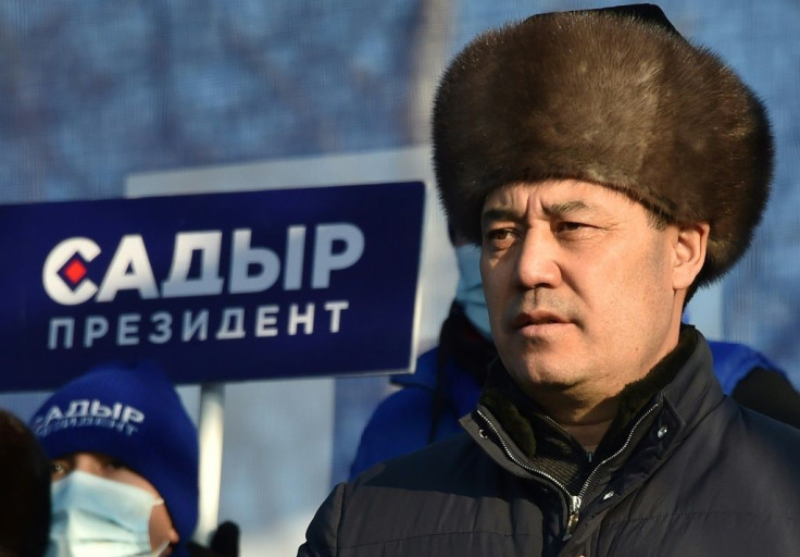 Kyrgyz presidential candidate Sadyr Japarov  Japarov became acting leader during a political crisis last year before quitting to run in the vote