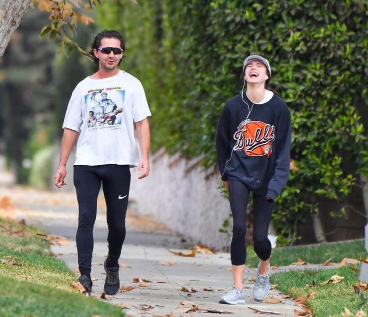 Shia LaBeouf and Margaret Qualley