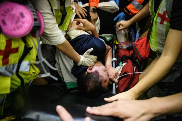 Fu Guohao, a reporter from China's mouthpiece Global Times, was attacked at Hong Kong airport by pro-democracy protesters