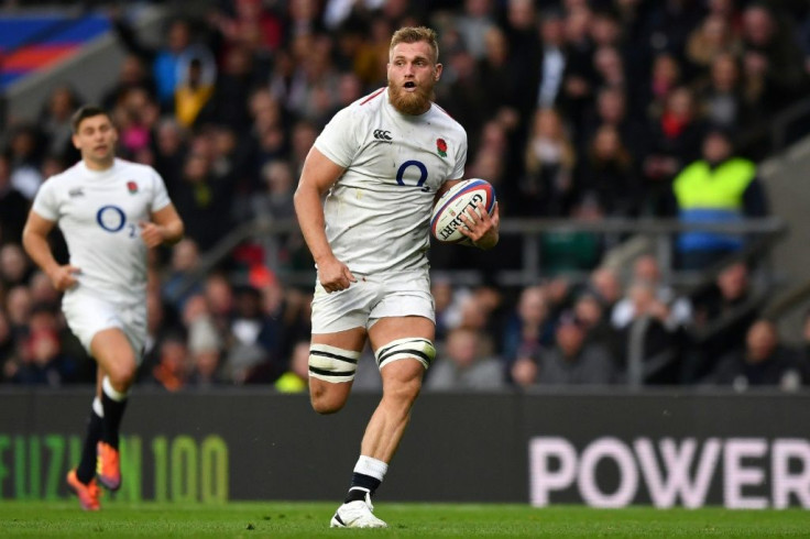 Try scorer - England flanker Brad Shields got on the scoreboard in Wasps' 52-44 Premiership win over Bath