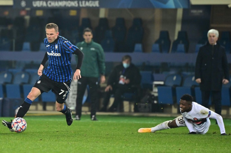 Back to his best: Atalanta's Josip Ilicic (L) scored and had a role in two other goals against Benevento