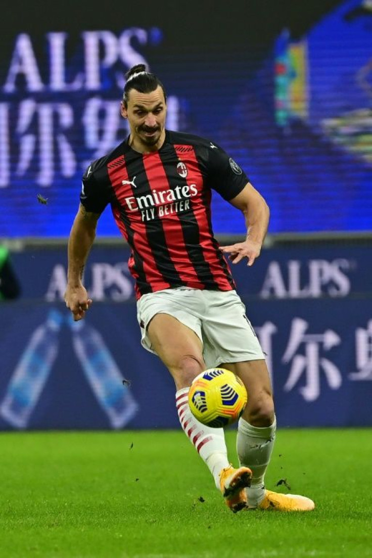 Ibrahimovic played for the first time since November 22