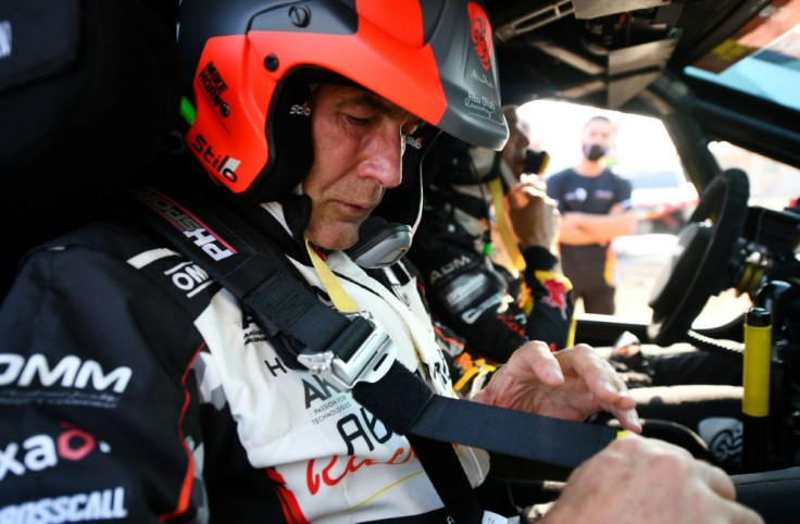 Buckling up for a long ride, Mike Horn is competing in his second Dakar Rally but his finish line is the 2023 race