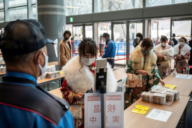 Participants were told to keep their distance and speak quietly to avoid spreading coronavirus