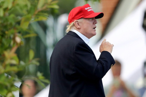 US President Donald Trump attended the 2017 US Women's Open played at Trump National in Bedminster, New Jersey -- the same course that the PGA of America has stripped of the 2022 PGA Championship