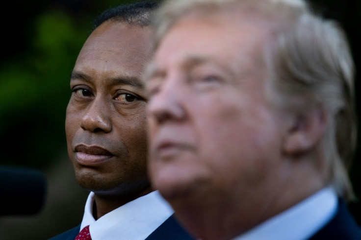 Tiger Woods is among the PGA stars who have played rounds alongside Donald Trump