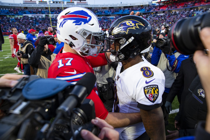 Josh Allen Lamar Jackson Bills Ravens