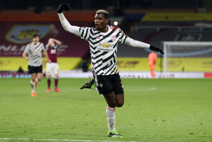 Pogback on top: Paul Pogba's winner at Burnley took Manchester United top of the Premier League for the first time in three years