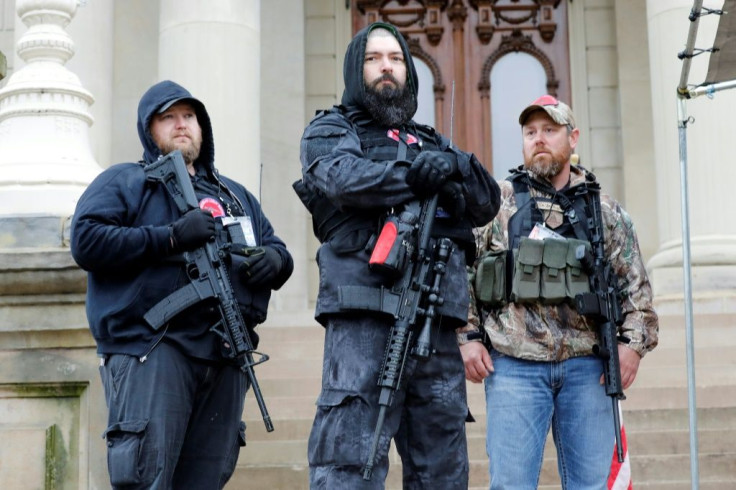 In April 2020 armed far-right groups descended on the Michigan State Capitol to protest Covid-19 restrictions