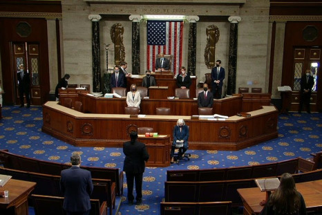 IMAGES The US House of Representatives is gaveled into session to vote to impeach President Trump a second time over his supporters' attack of the Capitol that left five dead. Lawmakers in the lower chamber are expected to vote for impeachment around 3:00
