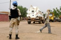 Peacekeepers travelling between Douentza to the city of Timbuktu hit a roadside bomb, according to the MINUSMA peacekeeping mission