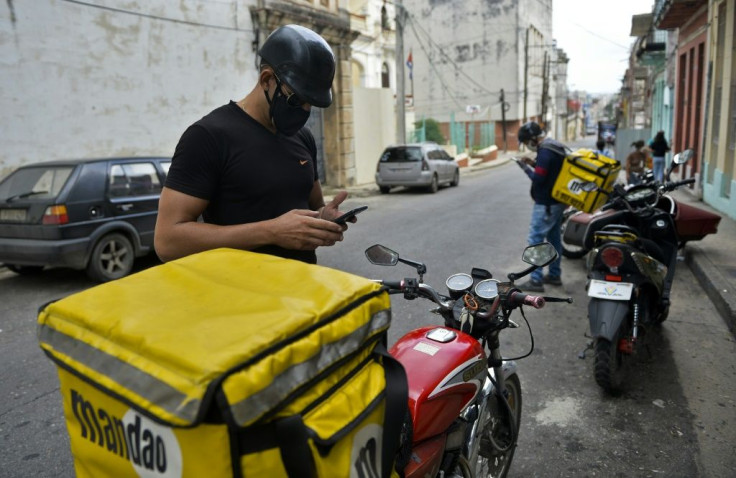 The arrival of mobile internet in Cuba a mere two years ago has enabled the creation of businesses such as Mandao, an app-based home delivery company