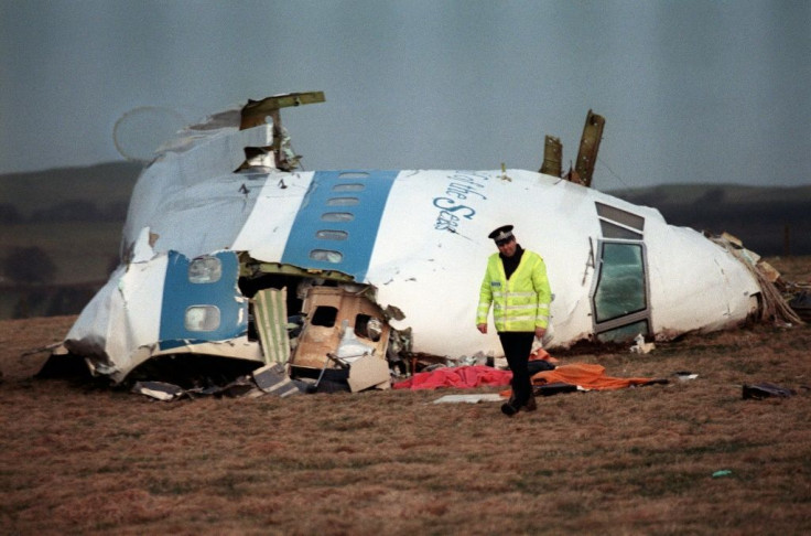 The cockpit of the downed Boeing 747 in 1998, still the worst terrorist attack in Britain