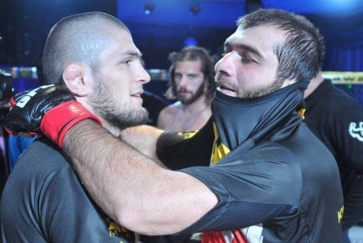 Khabib Nurmagomedov with Eldar Eldarov