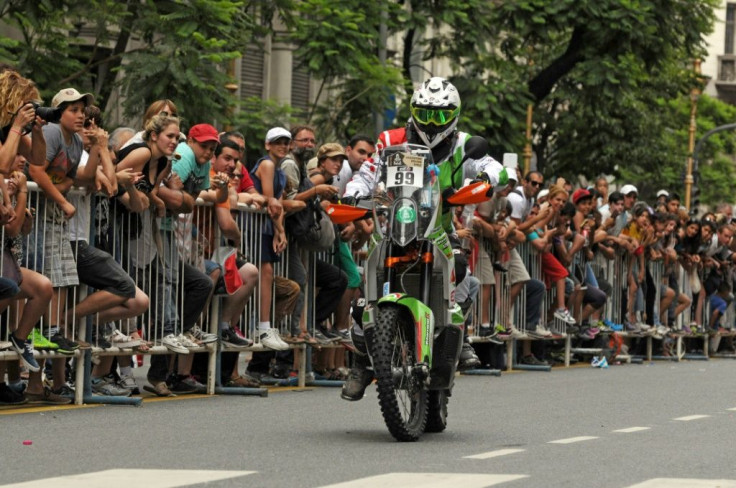 Pierre Cherpin of France is seen here riding in 2015