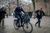 Dutch Prime Minister Mark Rutte arrives for the cabinet meeting