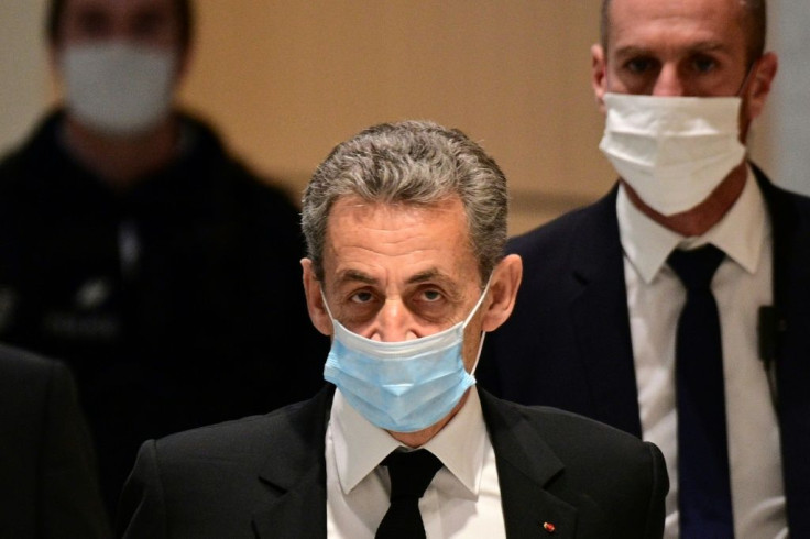 A court will on March 1 give its verdict in a separate corruption trial, with Sarkozy risking a jail sentence of up to four years.