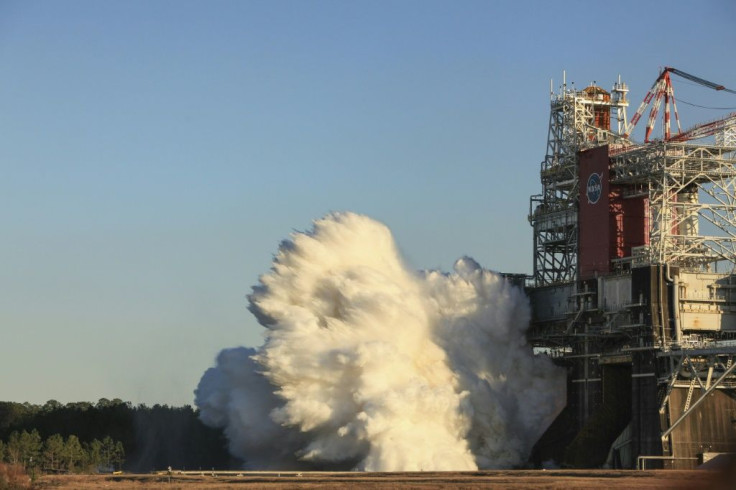 NASA said the 'hot-fire' test of the RS-25 engines that will power the Artemis lunar missions shut down prematurely