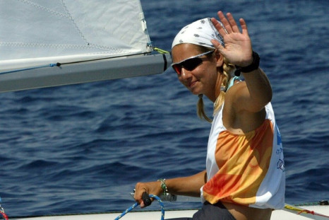 Sailor Sofia Bekatorou, pictured competing at the 2004 Athens Olympics, has alleged she was sexually abused during her sporting career
