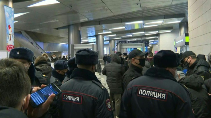 Moscow police in airport ahead of Kremlin critic Navalny's return