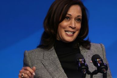 US Vice President-elect Kamala Harris speaks during an announcement January 16, 2021 in Wilmington, Delaware; she has vowed to 'do the job we were hired to do'