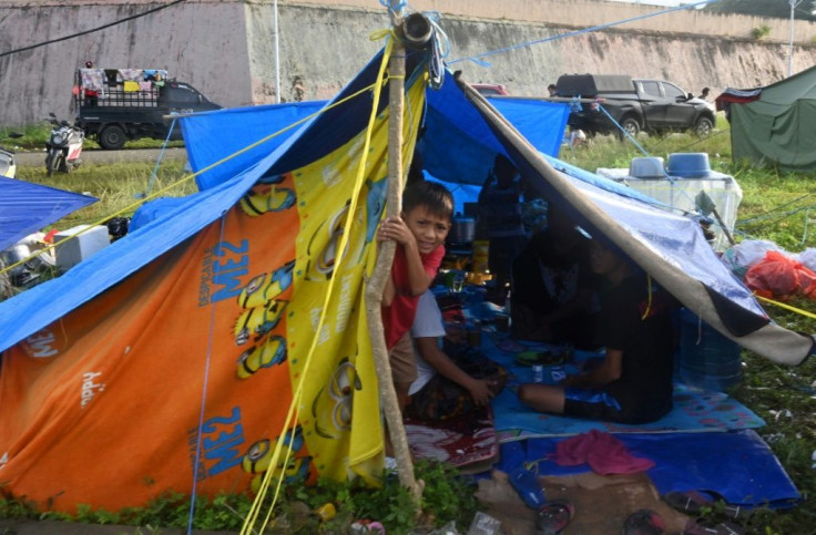 Survivors said they were running low on food, blankets and other aid