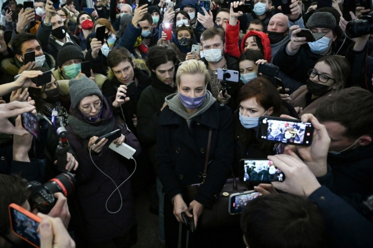 Navalnaya has grown in prominence as her husband comes under increasing pressure