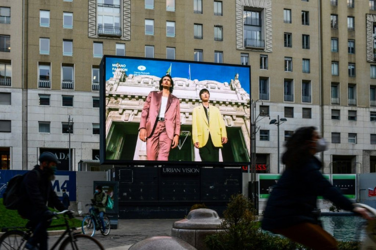 Designers couldn't resist the lure of bright colours at Milan Men's Fashion Week