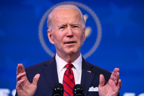 The United States faces a number of 'competing crises' as Joe Biden takes office as president