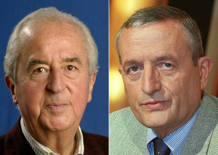 Edouard Balladur, left, and his former defence chief Francois Leotard are accused of orchestrating an illicit campaign finance scheme