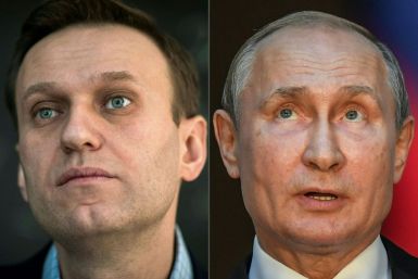 Alexei Navalny, left, claims his poisoning was ordered by Russian President Vladimir Putin
