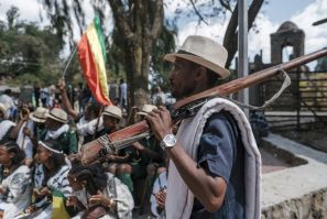 Militiaman Tesfahun Mande strolled through the streets of Gondar yelling chants in praise of Amhara fighters who took on the TPLFÂ 