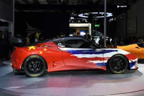 Lotus is owned by Chinse automotive giant Geely, and a Lotus Evora GT4 was painted in the colours of the British and Chinese flags for the 2019 Shanghai auto show