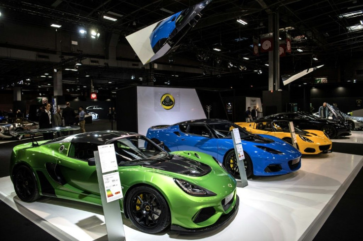 Lotus had several of its cars displayed at the Paris Motor Show in October 2018
