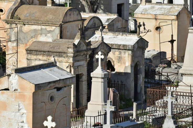 The European cemetery of Saint Eugene in the northern Algiers' suburb of Bologhine